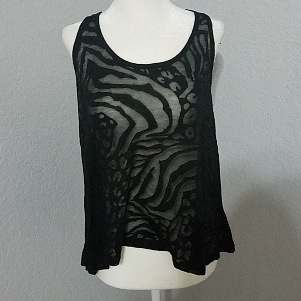 Sheer Black Tank